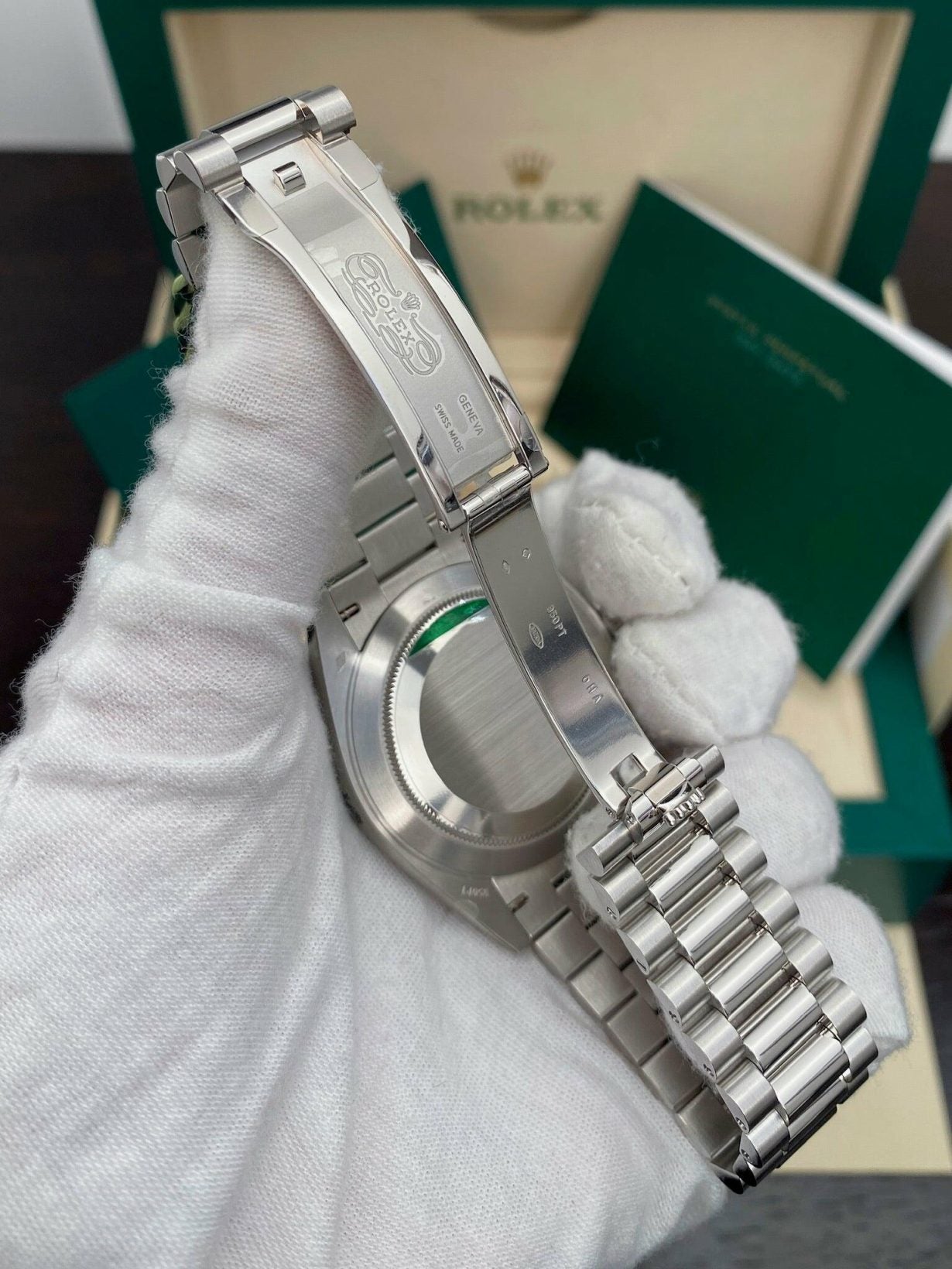 Rolex Day-Date 40 – Platinum Arabic Dial Replica