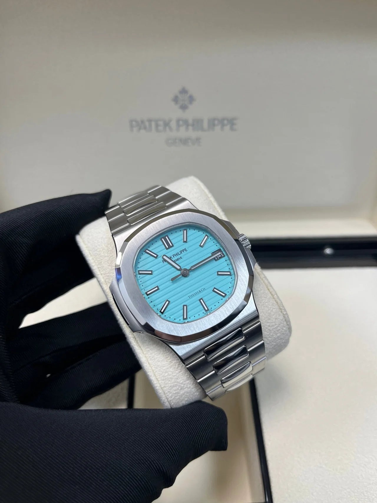 Patek Philippe Nautilus "Tiffany & Co." Blue Dial Replica