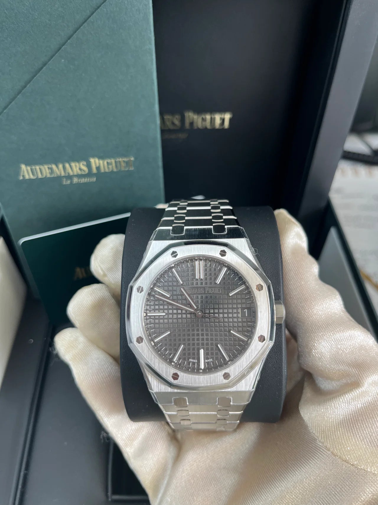 Audemars Piguet Royal Oak Selfwinding/ Stainless Steel/ Blue Dial Replica