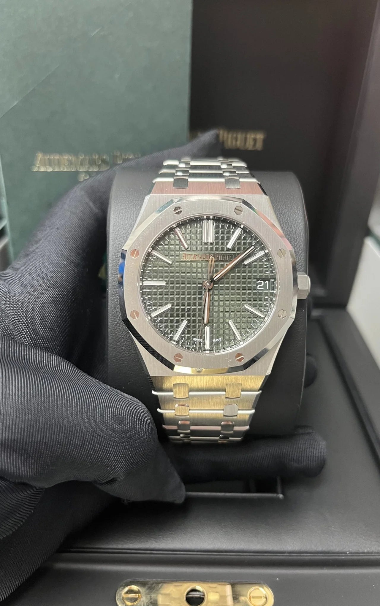Audemars Piguet Royal Oak Selfwinding/ Stainless Steel/ Blue Dial Replica