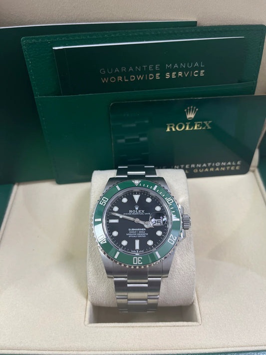 Rolex Submariner Stainless Steel "The Starbucks" - Black and Green Bezel Replica