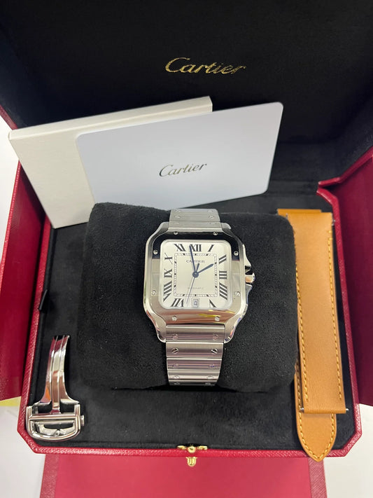 Cartier Santos White Dial Replica