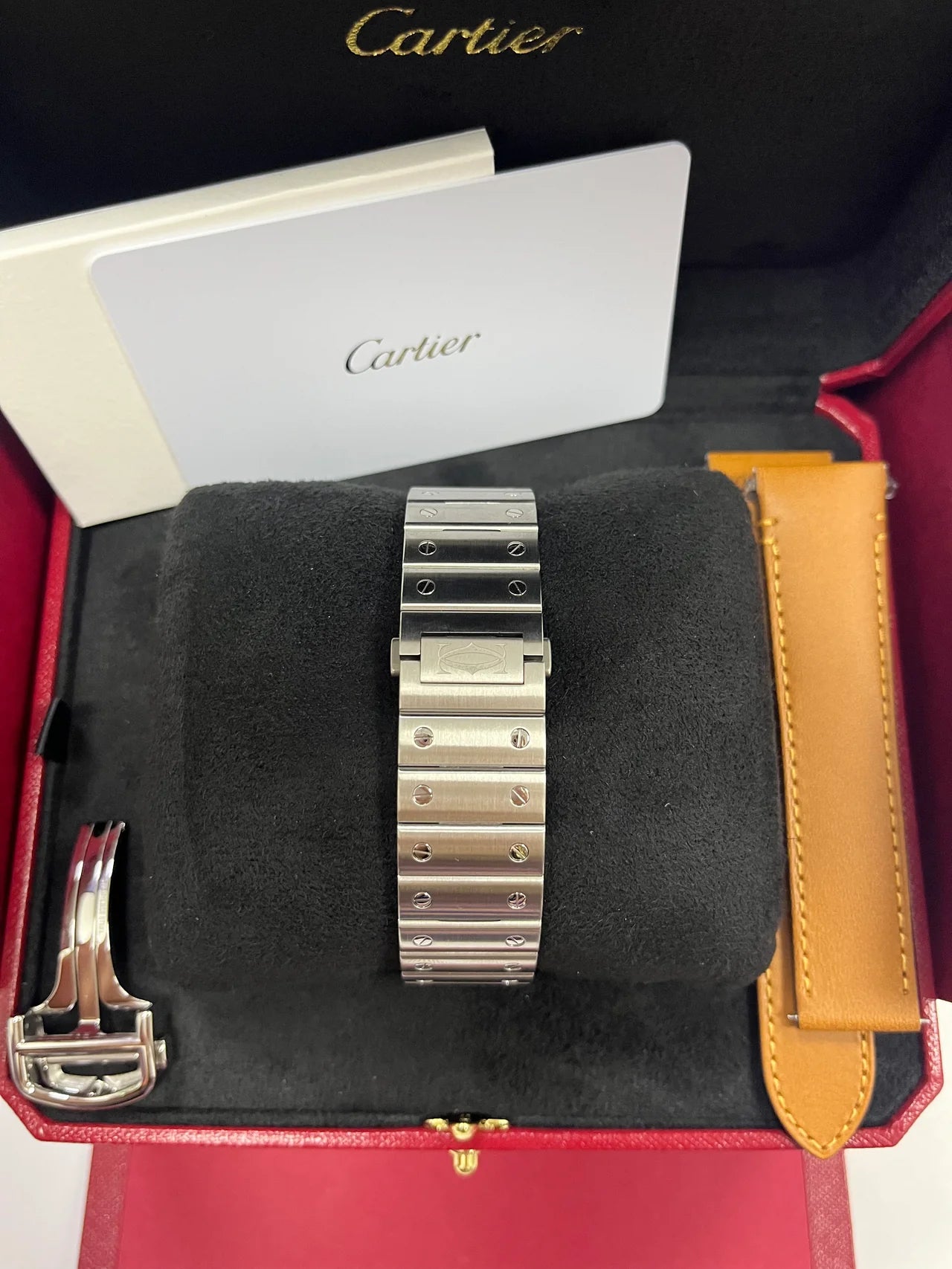 Cartier Santos White Dial Replica