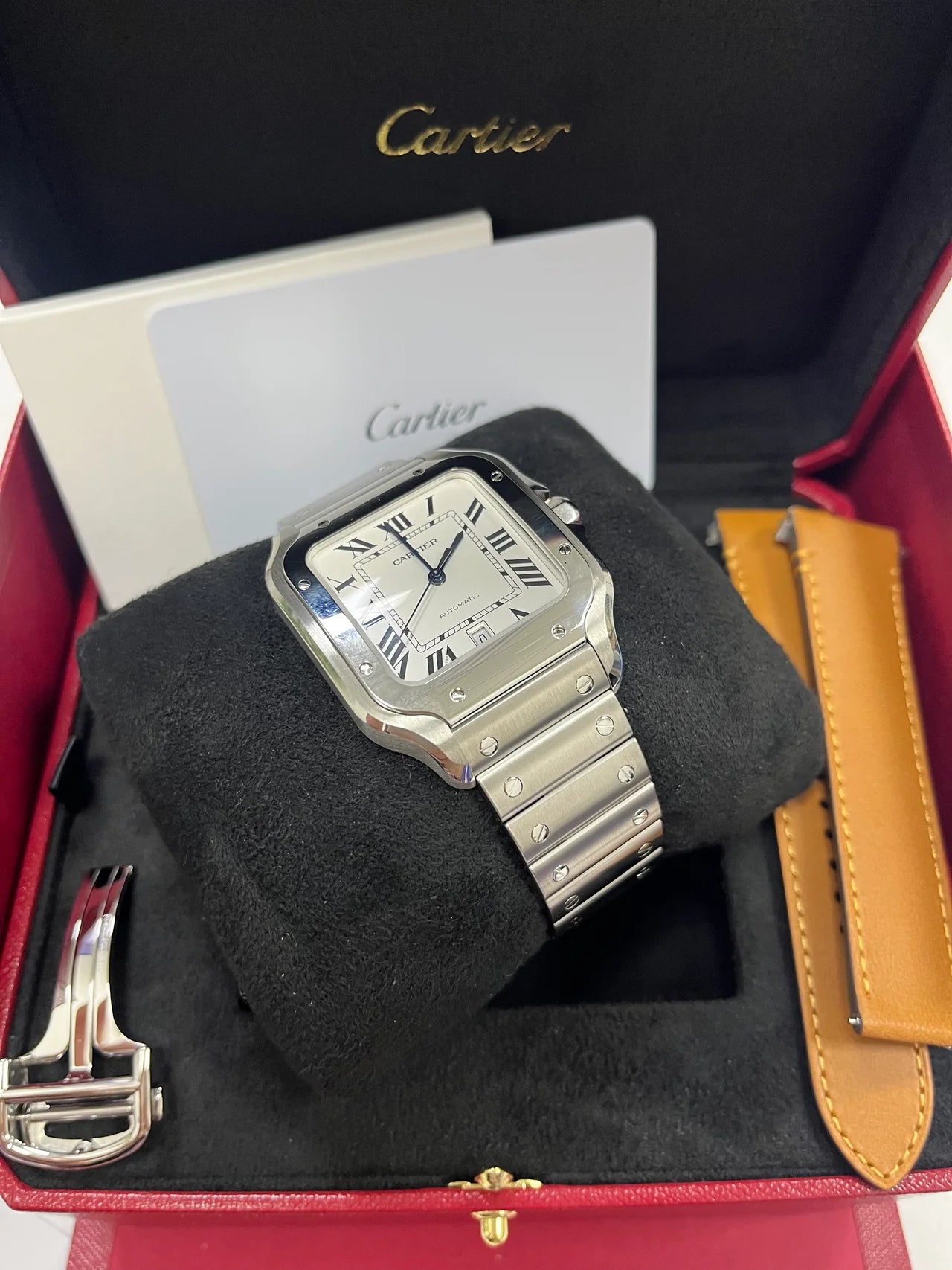 Cartier Santos White Dial Replica