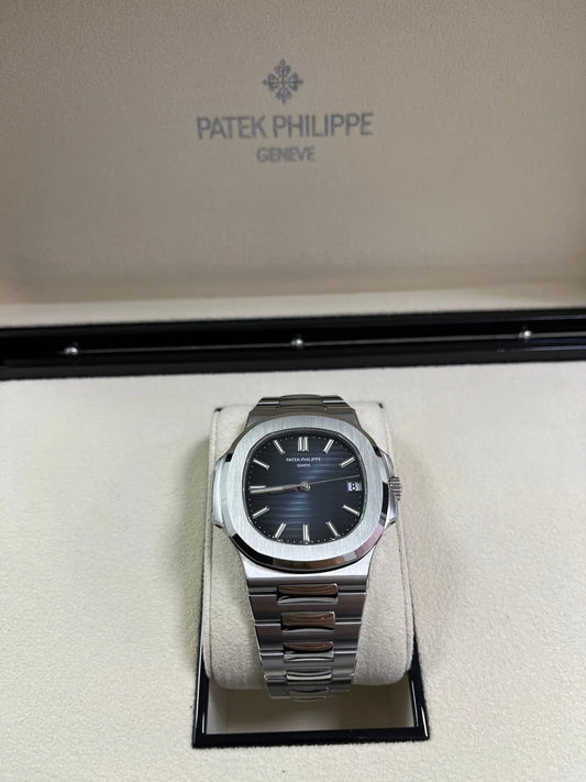 Patek Philippe Nautilus Stainless Steel/ Black-Blue Dial Replica