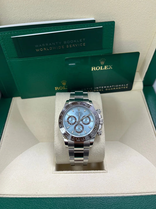 Rolex Cosmograph Daytona 40 Watch - Ice Blue Index Dial Replica