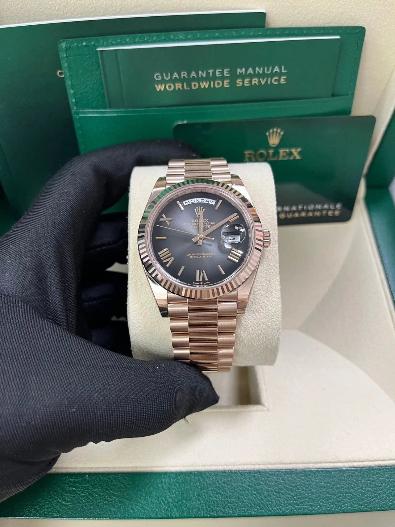 Rolex Day-Date 40 Slate Ombre Roman Dial Replica